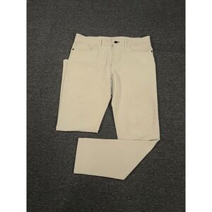 Public Rec Workday in Light Beige - Classic Straight Fit